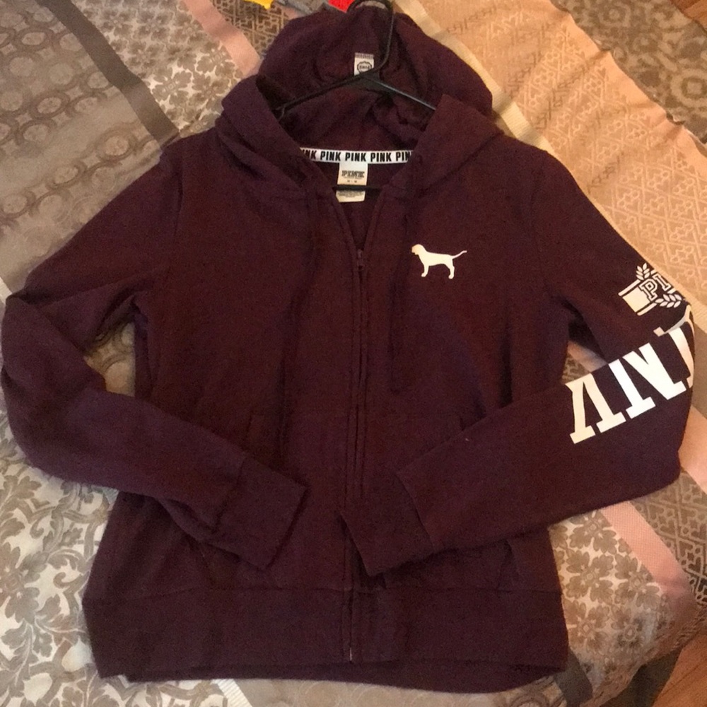VS Pink New full zip hoodie